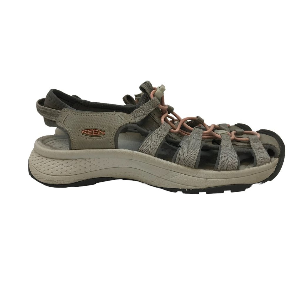 KEEN Whisper Womens 9/39.5 Pink & Gray Sport Sandal Waterproof Hiking